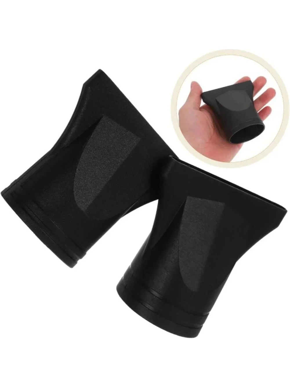 2Pcs Hair Dryer Nozzle Attachments - High Temp Resistant Concentrator Tips for